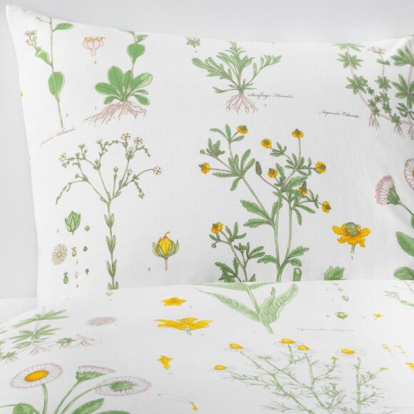 IKEA STRANDKRYPA Duvet cover, floral patterned, white - Picture 1 of 9
